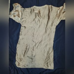 ZARA Silver Metallic dress